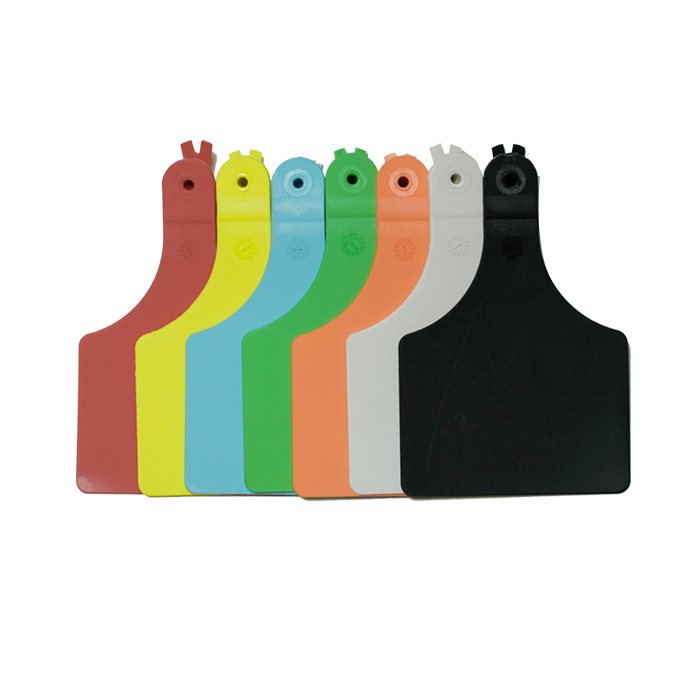 One-Piece Visual Cattle Tags Maxi Black Tip