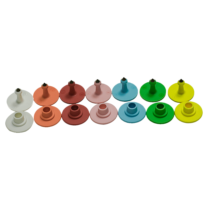 Two Piece Swine Tags Button Male & Female Reusable (Button Male)
